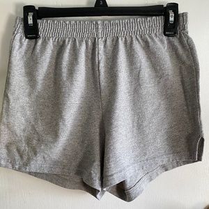 Soffe Elastic Waist Grey Shorts